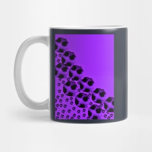 Purple Diagonal Patterns Mug